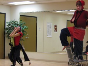 Buffooning Romeo & Juliet... guess who's Juliet?