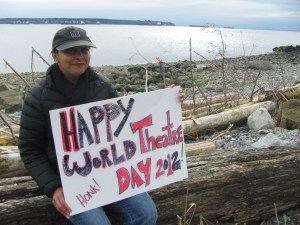 World Theatre on the beach!
