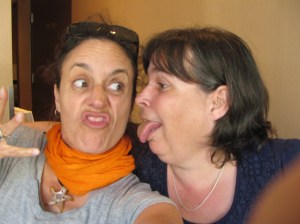 My new friend, Karen! She liked being buffoony!